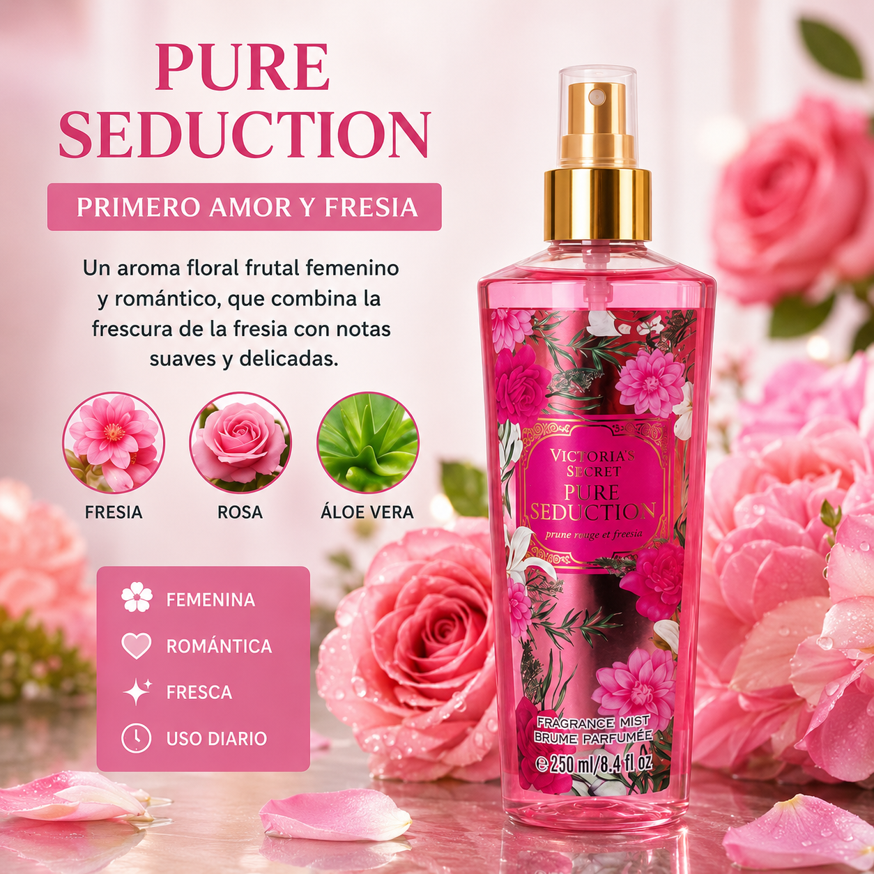 💖 Victoria's Secret 250ml ✨ ¡Compra 1 por $79.900 y llévate 2 por solo $99.900! 🔥