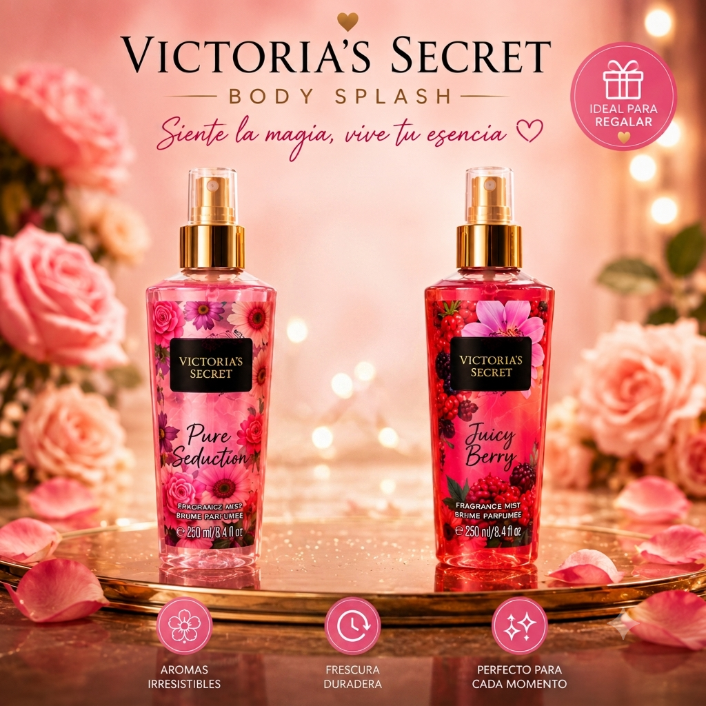 💖 Victoria's Secret 250ml ✨ ¡Compra 1 por $79.900 y llévate 2 por solo $99.900! 🔥